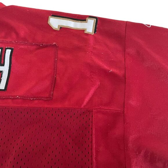 Official NFL San Francisco 49ers Red‎ Jersey #11 A. Smith 60th Anniversary - Picture 6 of 11